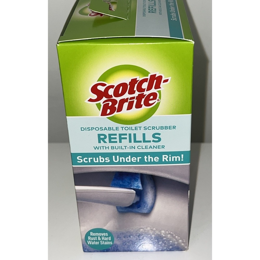 Scotch-Brite Disposable Toilet Scrubber Refills Removes Rust & Stain(Amz/b57)
